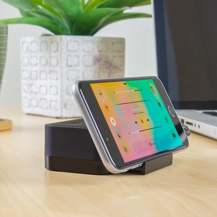 Satechi iFit-1 Ultra-Portable Rechargeable Speaker Stand 3W Output and 6 hour Rechargeable Battery for Smartphones... N6