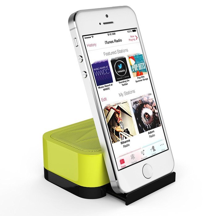 Satechi iFit-1 Ultra-Portable Rechargeable Speaker Stand 3W Output and 6 hour Rechargeable Battery for Smartphones... N7