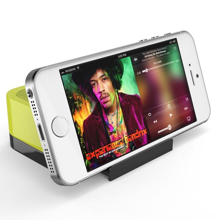 Satechi iFit-1 Ultra-Portable Rechargeable Speaker Stand 3W Output and 6 hour Rechargeable Battery for Smartphones... N8