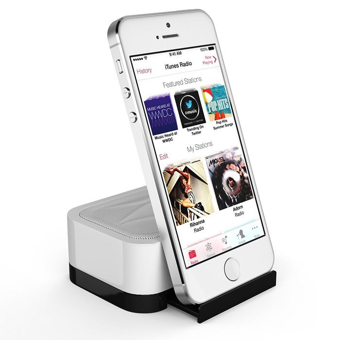 Satechi iFit-1 Ultra-Portable Rechargeable Speaker Stand 3W Output and 6 hour Rechargeable Battery for Smartphones... N11