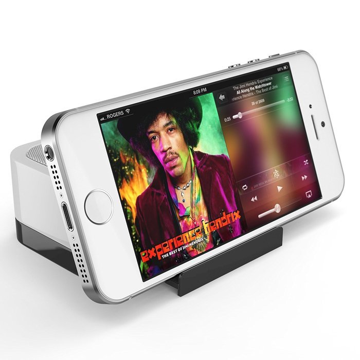 Satechi iFit-1 Ultra-Portable Rechargeable Speaker Stand 3W Output and 6 hour Rechargeable Battery for Smartphones... N14