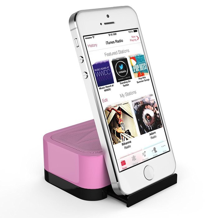 Satechi iFit-1 Ultra-Portable Rechargeable Speaker Stand 3W Output and 6 hour Rechargeable Battery for Smartphones... N17