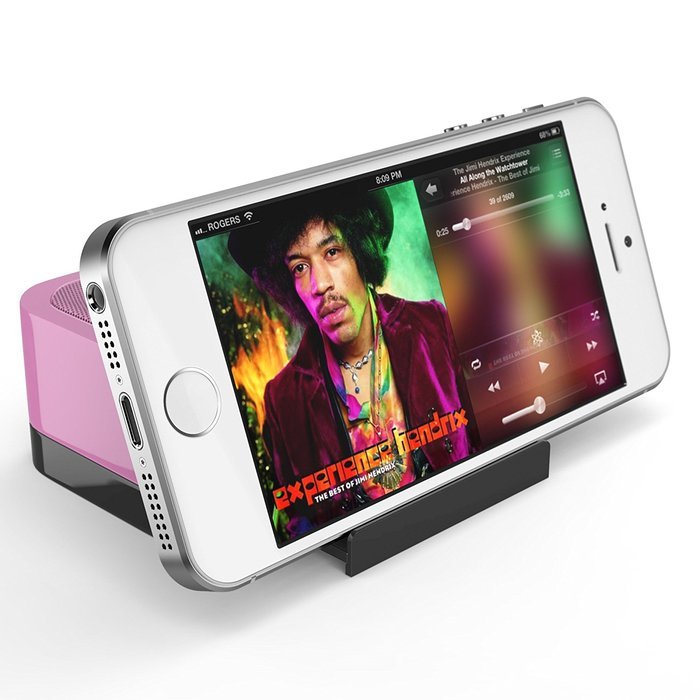 Satechi iFit-1 Ultra-Portable Rechargeable Speaker Stand 3W Output and 6 hour Rechargeable Battery for Smartphones... N20