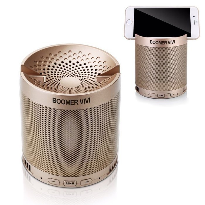 BOOMER VIVI Portable Bluetooth Speaker with Stand, HIFI, Enhanced Bass Wireles Rechargeable Speaker With Handsfree...