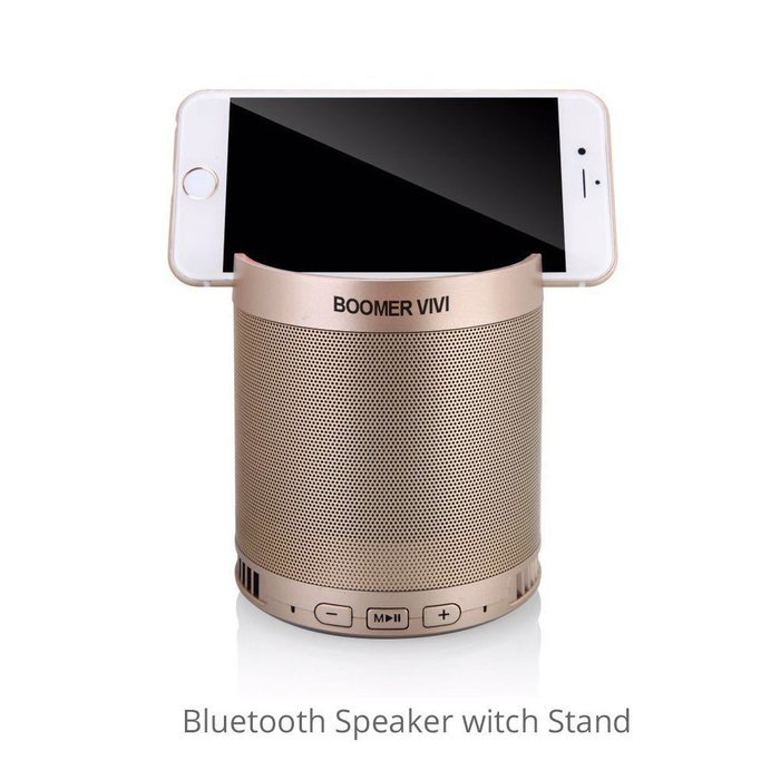 BOOMER VIVI Portable Bluetooth Speaker with Stand, HIFI, Enhanced Bass Wireles Rechargeable Speaker With Handsfree... N2