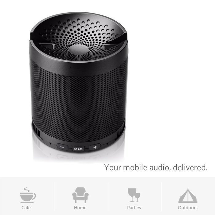 BOOMER VIVI Portable Bluetooth Speaker with Stand, HIFI, Enhanced Bass Wireles Rechargeable Speaker With Handsfree... N20
