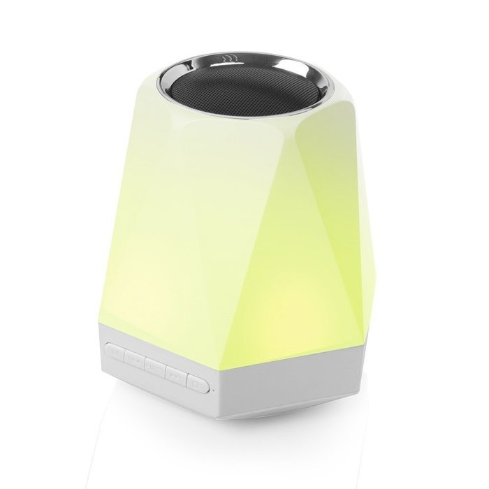 NOPNOG Portable Wireless Bluetooth Speaker with Colorful Night Lights TF Card AUX and FM Supported