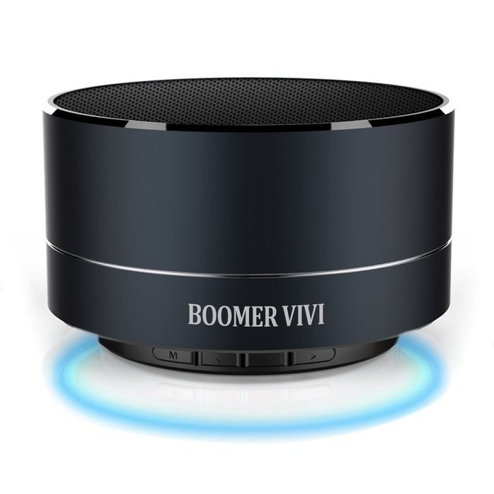 BOOMER VIVI Bluetooth Speakers With Subwoofer B19 Mini Compact Wireless Speaker With LED Light Hi-Fi Quality Sound... N10