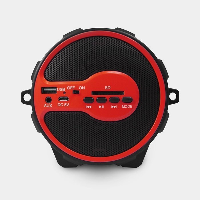 AXESS 2.1 HIFI Bluetooth Speaker with 3" Subwoofer (Red) N2