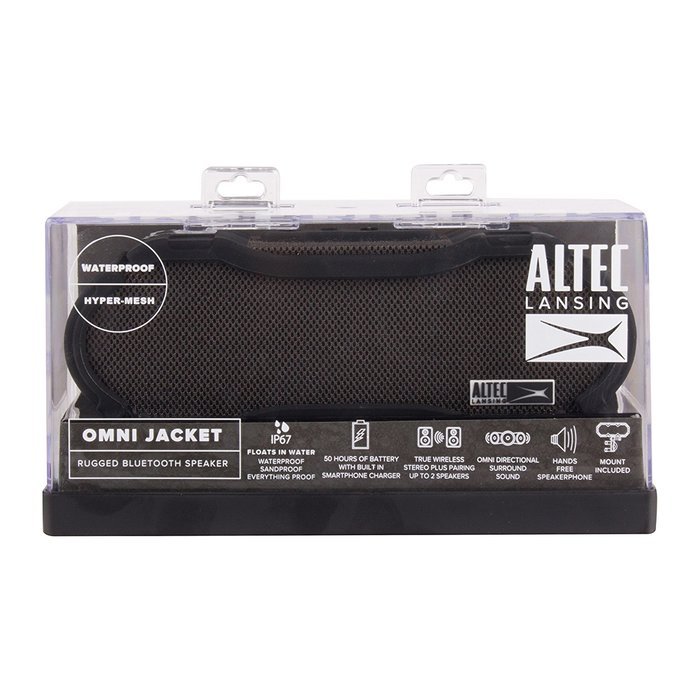 Altec Lansing IMW678-RED Omni Jacket Wireless NFC Waterproof Speaker, Red N7