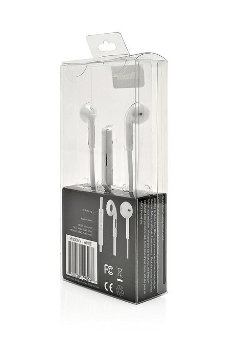 2BOOM Noise Isolating Wired Earbuds Headphones with Microphone and Volume Control Black N8