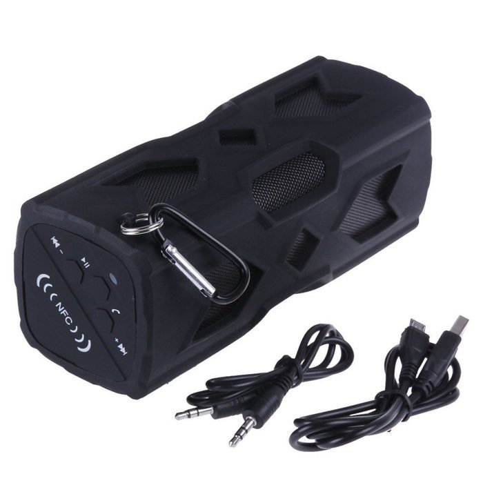 PT-390 Portable Waterproof Sport Bluetooth Speakers Outdoor Dustproof/Anti-scratch/Shockproof/NFC Speaker stereo... N3