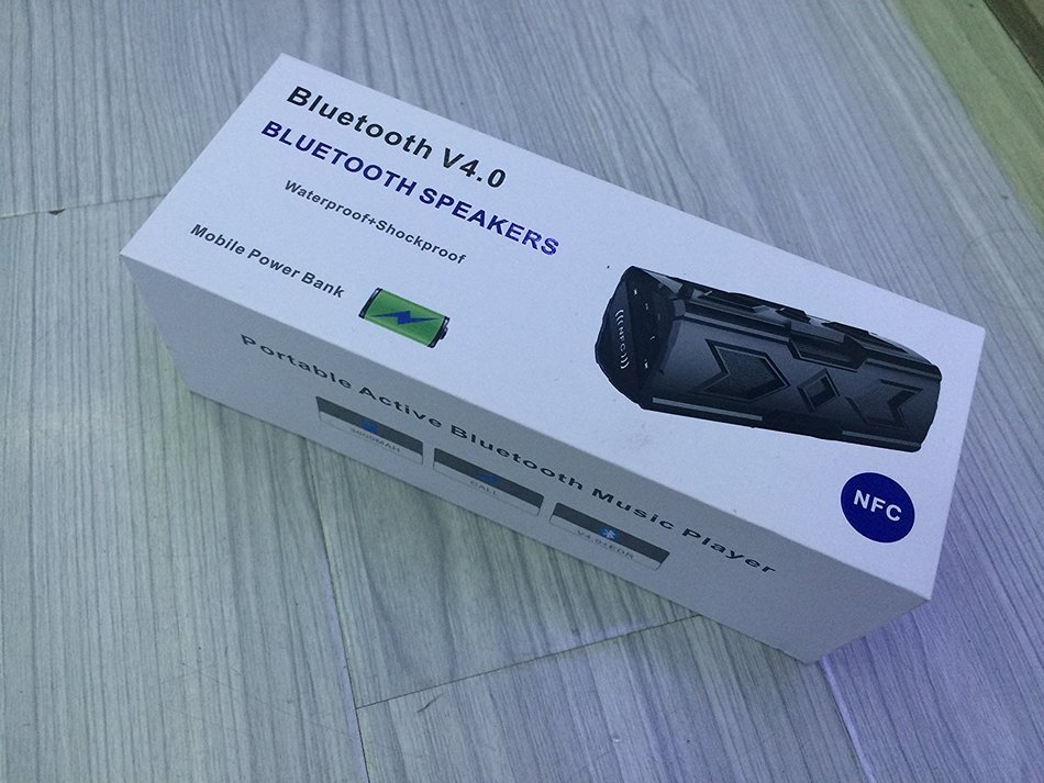 PT-390 Portable Waterproof Sport Bluetooth Speakers Outdoor Dustproof/Anti-scratch/Shockproof/NFC Speaker stereo... N5