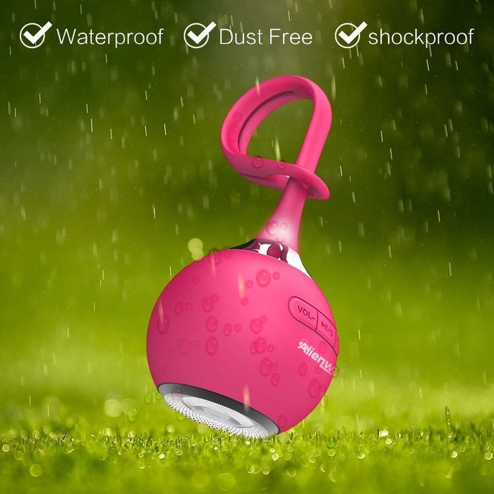 Alienwave Waterproof Wireless Bluetooth Speaker For Portable Outdoor or Shower with Dustproof ShockProof and Microfiber... N3