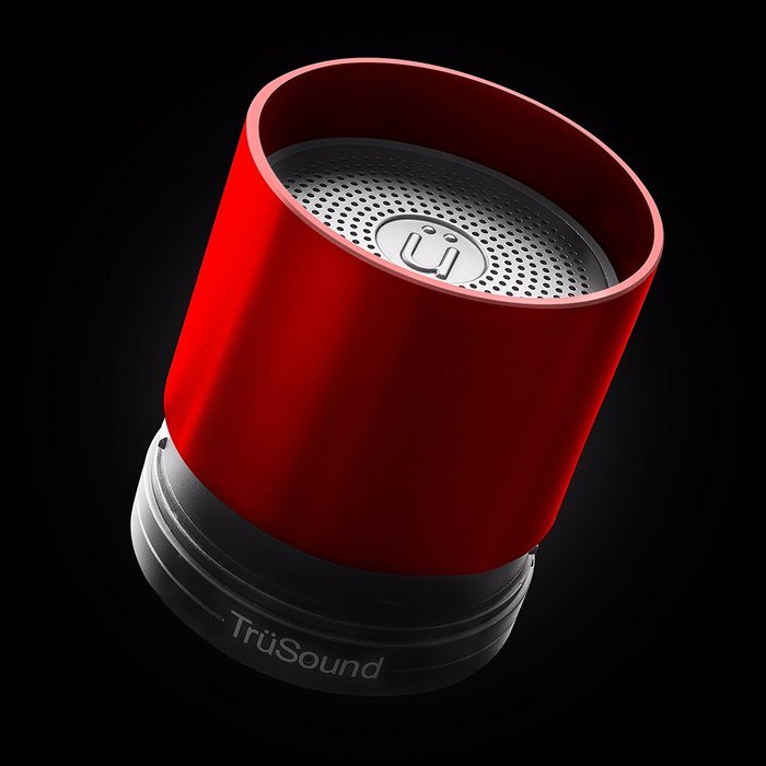Tr&uuml;sound Wireless Bluetooth Speaker, CSR 3.0 Bluetooth Speaker Phone Red N3