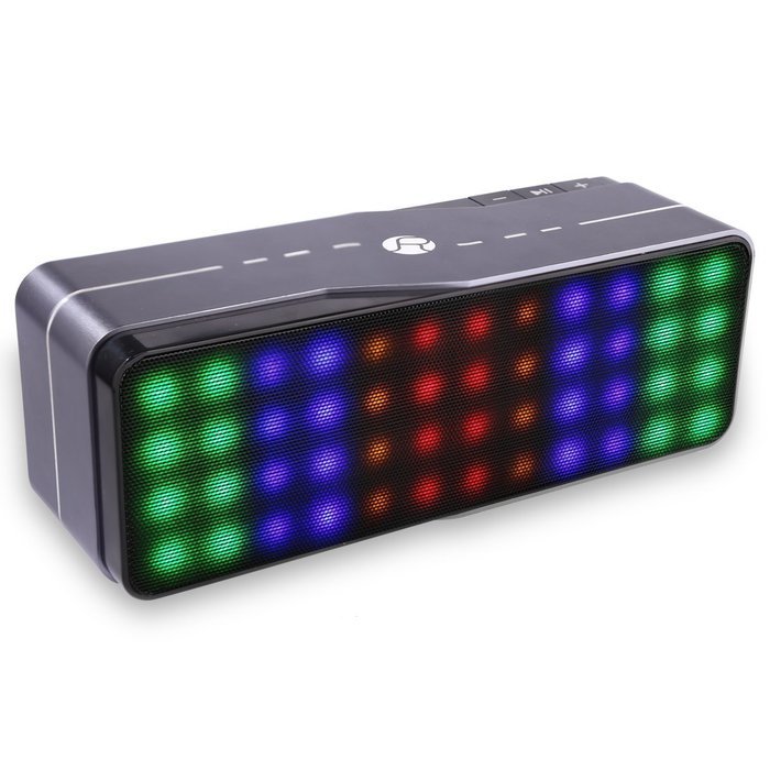 Bluetooth Speaker,Findyouled Portable Wireless Stereo Speaker with Color LED Mode,Hi-Fi Superior Sound(Silver) N7