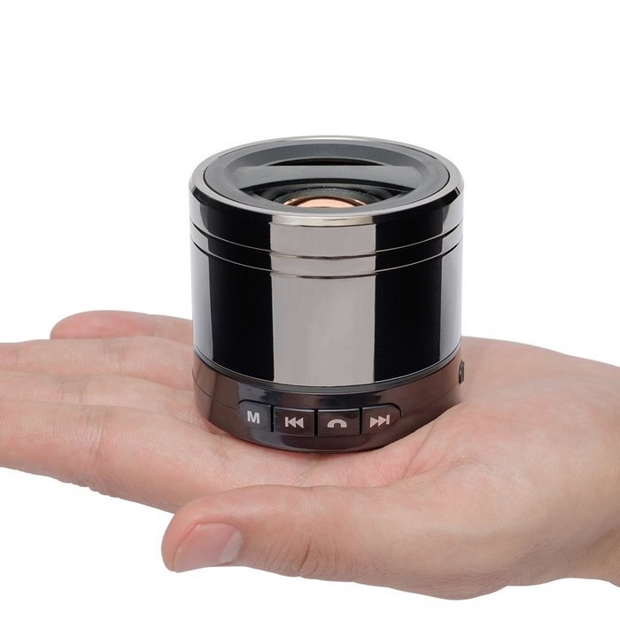 Mini Portable Bluetooth Speaker with Built-in Mic, Rechargeable Boxing Speaker with Powerful 3W, AUX and Micro...
