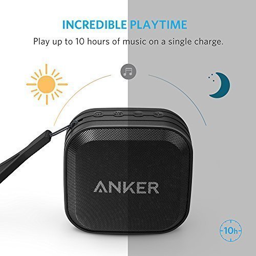 Anker SoundCore Sport Portable Bluetooth Speaker [IPX7 Waterproof/Dustproof Rating, 10-Hour Playtime] Outdoor... N4