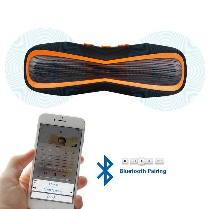 Waterproof IPX7 Wireless Bluetooth 4.1 Outdoor Speaker, Marine and Waterproof Bluetooth Speaker for iPhone, Android... N5