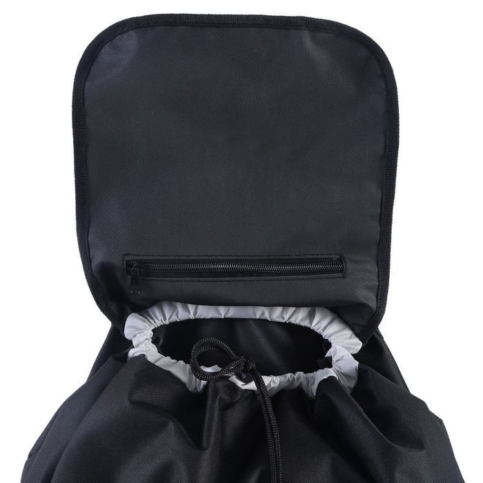 Gracelove Black Large Capacity Light Weight Wheeled Shopping Trolley Push Cart Bag N5