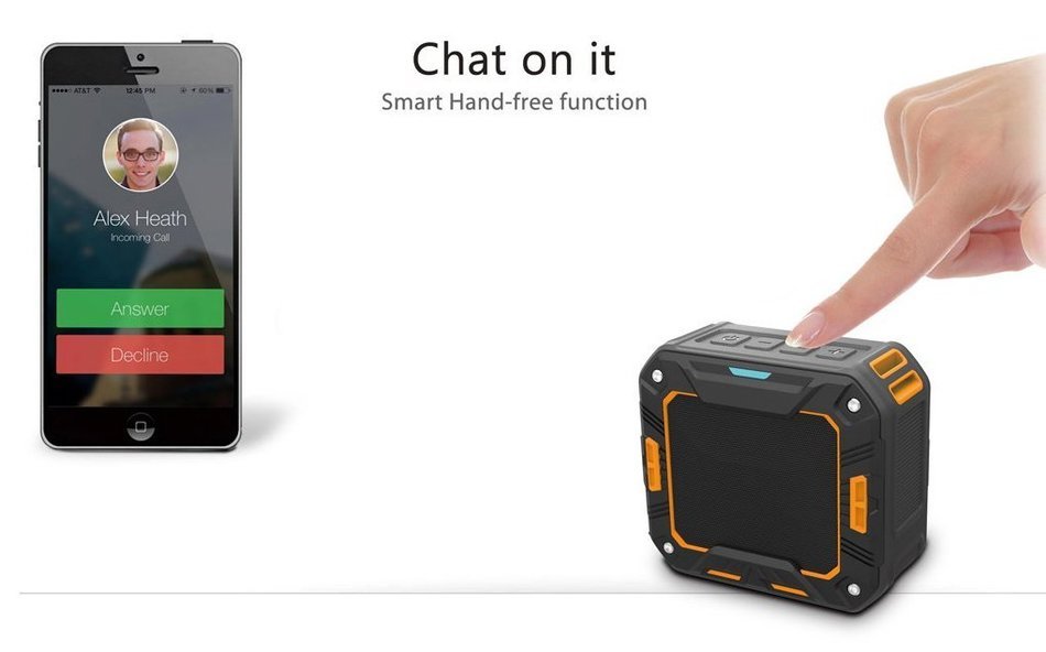 FIIL akx-zoz-z1 Ultra Portable Bluetooth Speaker, Mini Wireless Waterproof/Dustproof Speaker, Perfect for Bike... N3