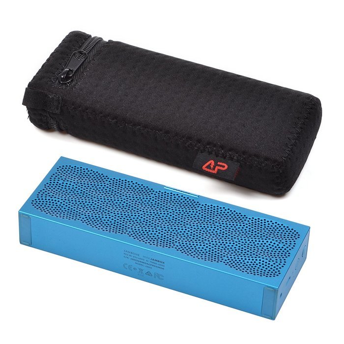 Lightning Power &ndash; MINI JAMBOX Wireless Bluetooth Speaker Water-Resistant Lycra Zipper Carrying Case Bag N6