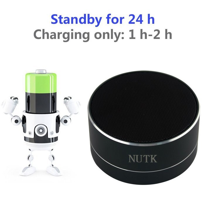 NUTK Bluetooth Speaker, MINI Desk Office Wireless Powerful Sound Portable Speaker with Radio function,USB and... N4