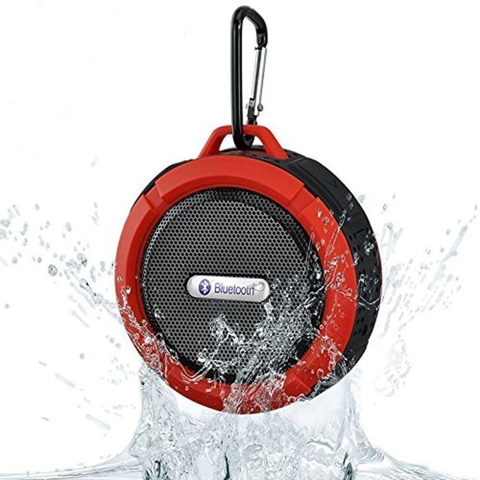 OnlinDo, Mini 5W Power (IPX5 Water Resistant) Waterproof Bluetooth Wireless Speaker w/ Suction Cup & Mic for IOS... N7