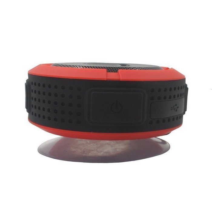 OnlinDo, Mini 5W Power (IPX5 Water Resistant) Waterproof Bluetooth Wireless Speaker w/ Suction Cup & Mic for IOS... N8