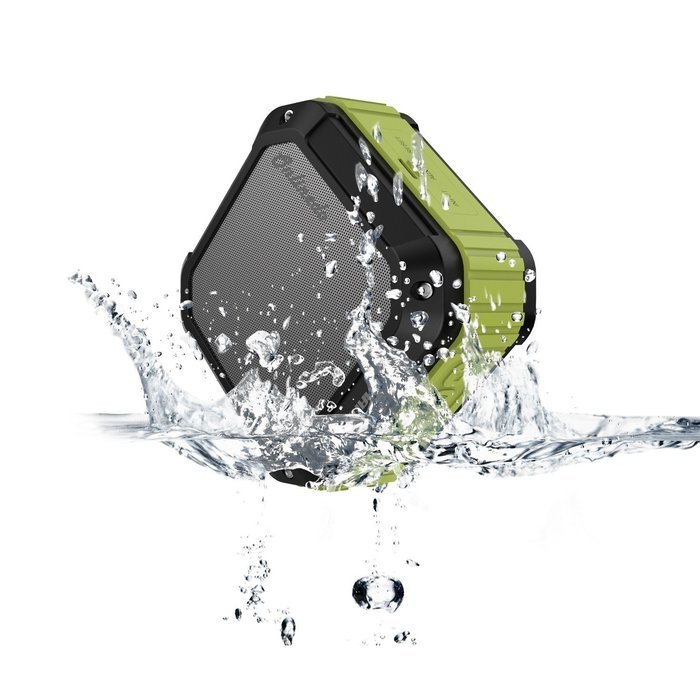 OnlinDo, Mini 5W Power (IPX5 Water Resistant) Waterproof Bluetooth Wireless Speaker w/ Suction Cup & Mic for IOS... N12