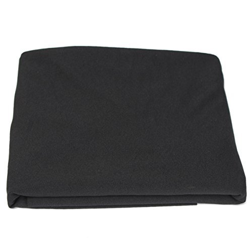 BephaMart 1.6mx0.5m Cloth Black Speaker Grill Cloth Stereo Gille Fabric