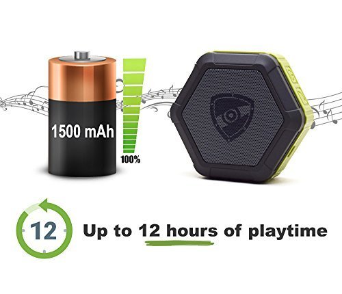 Zettaguard ZS100 Portable Wireless Outdoor Shower Bluetooth 4.0 Speaker with IP67 Waterproof Function N3