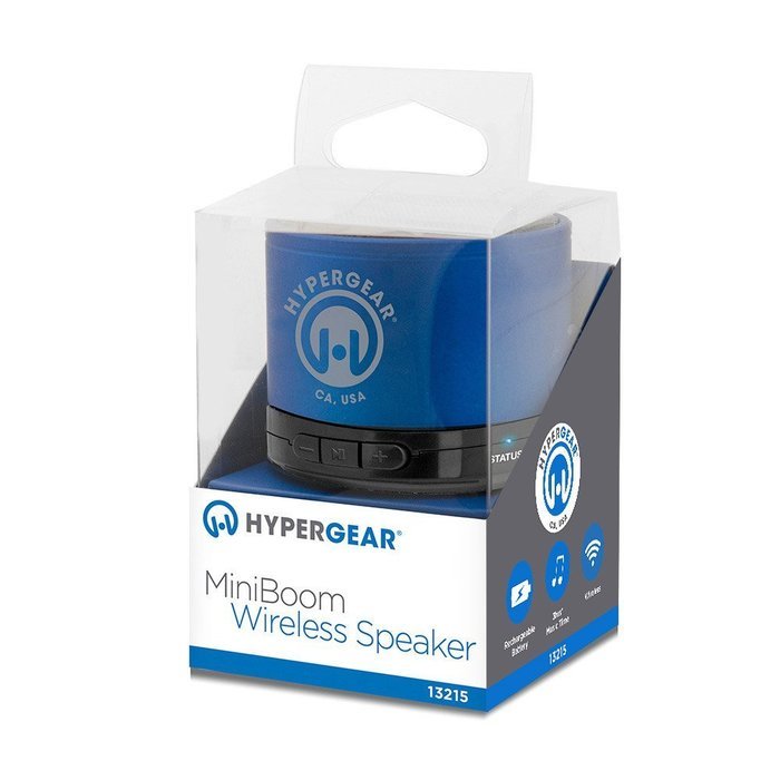 HyperGear Bluetooth/Wireless Speaker for All Smartphones - Retail Packaging - Black N16