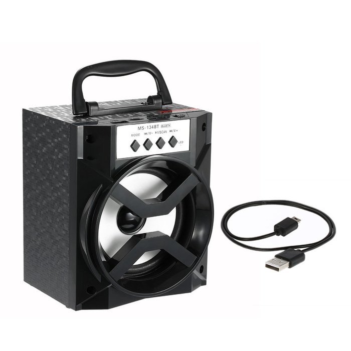 Docooler&reg; Portable Wireless Bluetooth Speaker ultra-long standby time USB &3.5mm FM Radio Subwoofer with TF Card... N9