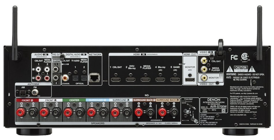 Denon AVRS700W 7.2 Channel Full 4K Ultra HD A/V Receiver with Bluetooth and Wi-Fi + Klipsch HDT-600 Home Theater... N2