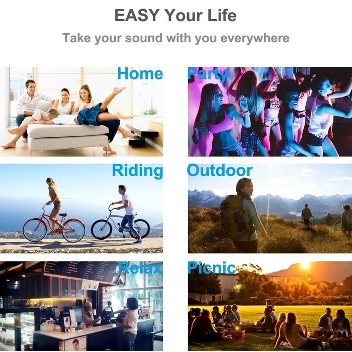 Mini Bluetooth Speakers,Ztent Ultra Portable Column Pocket Size Wireless Speaker. N8