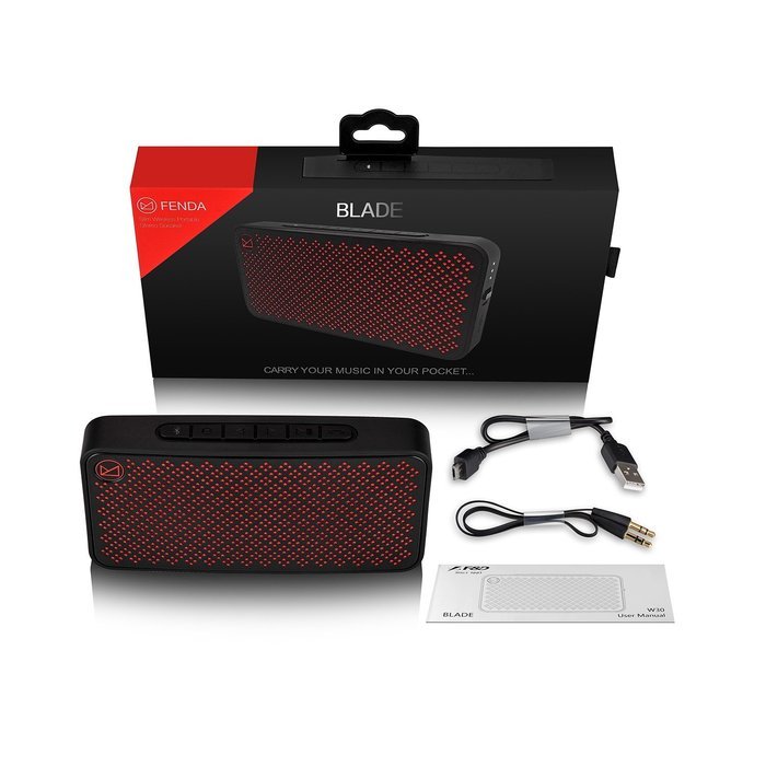 Fenda Ultra Slim Pocket Size Wireless Bluetooth Speaker with Micro SD Card Input Portable Speaker N7