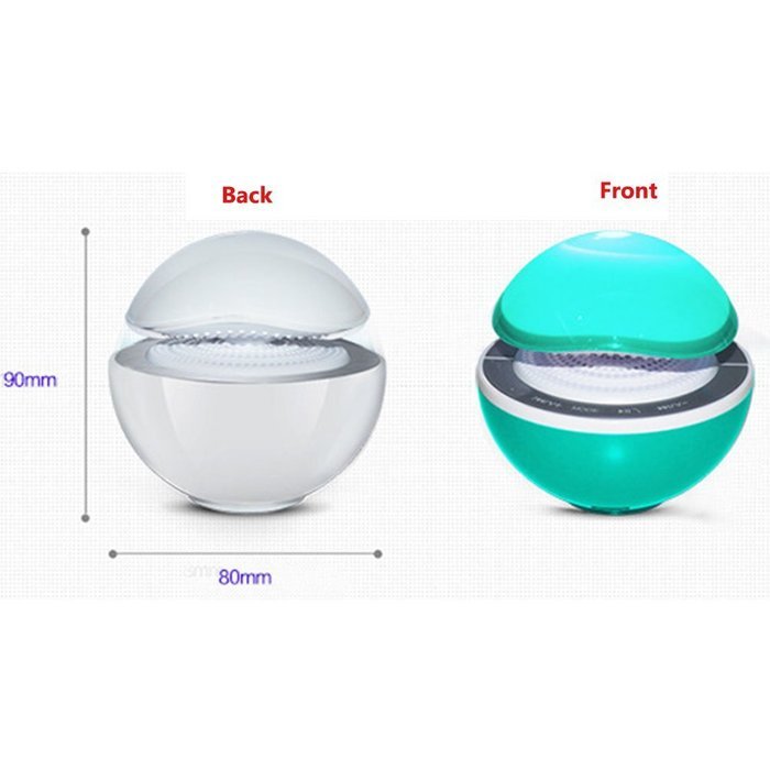 LarKoo Wireless Rechargeable Bluetooth Speakers MP3 Players with Touch Free Call Dest Lamp Night Light X-bass... N4