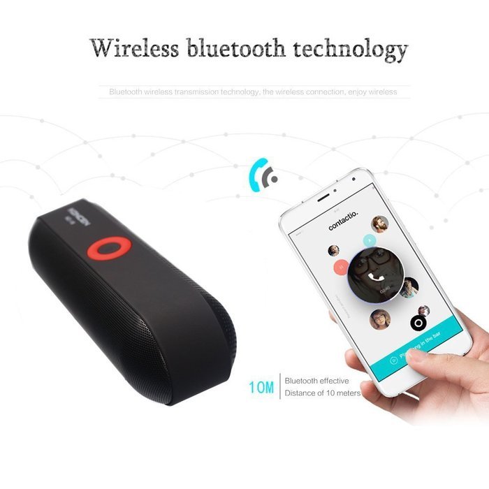 KONCEN KC-18 Wireless Bluetooth Speaker,Portable Stereo Bluetooth Speaker FM Radio, Support USB HOST & Micro SD... N3