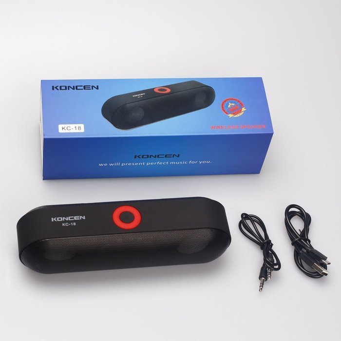 KONCEN KC-18 Wireless Bluetooth Speaker,Portable Stereo Bluetooth Speaker FM Radio, Support USB HOST & Micro SD... N7