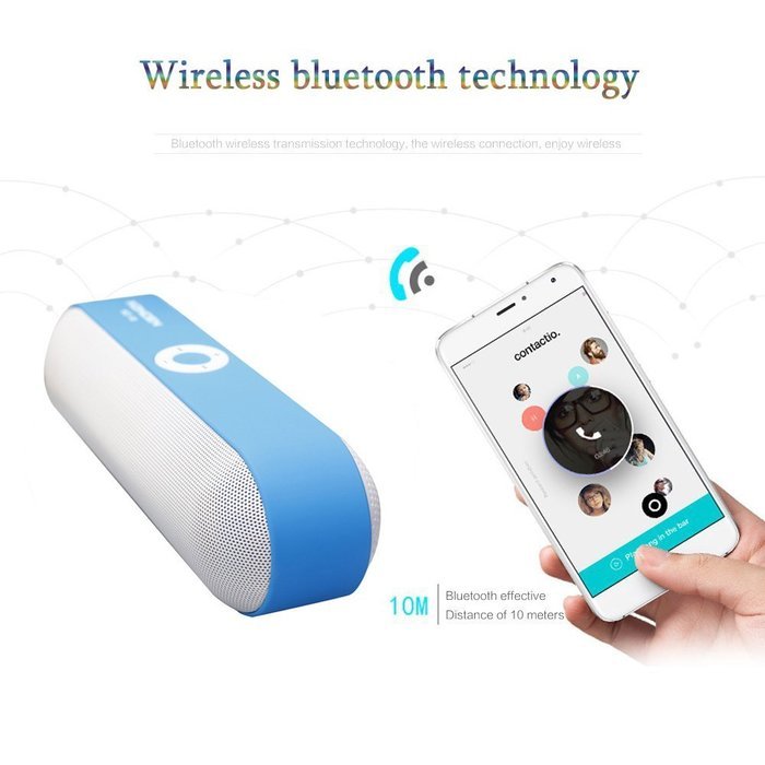 KONCEN KC-18 Wireless Bluetooth Speaker,Portable Stereo Bluetooth Speaker FM Radio, Support USB HOST & Micro SD... N10