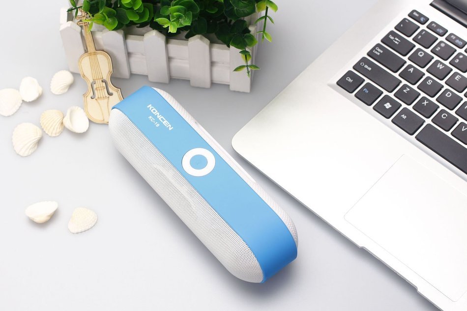 KONCEN KC-18 Wireless Bluetooth Speaker,Portable Stereo Bluetooth Speaker FM Radio, Support USB HOST & Micro SD... N12