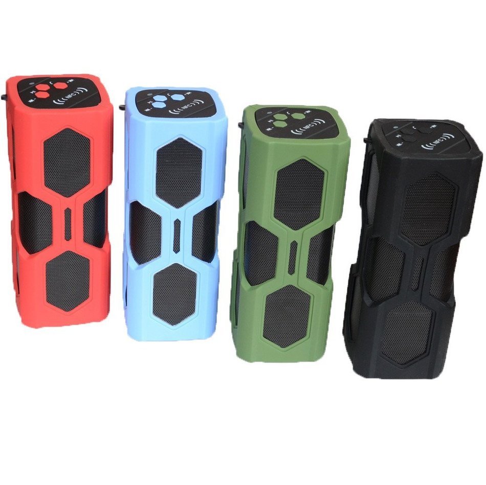 Bluetooth Speaker Waterproof & Power Bank Protable Music Sound Box with Microphone (Black) N5