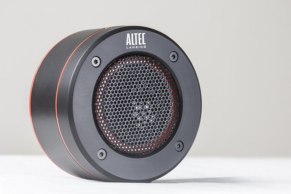 Altec Lansing IMT228 OrbitM Ultra Portable Speakers With Carrying Case And Clip