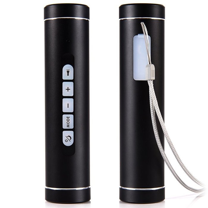 Comunite All in One Ultra Portable Wireless Speaker, USB Power Bank External Battery Pack, Bright LED Flashlight... N2