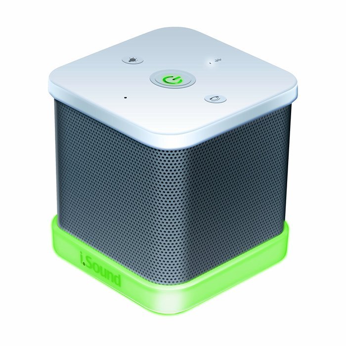 iSound iGlowSound Cube Bluetooth Speaker (white) N2