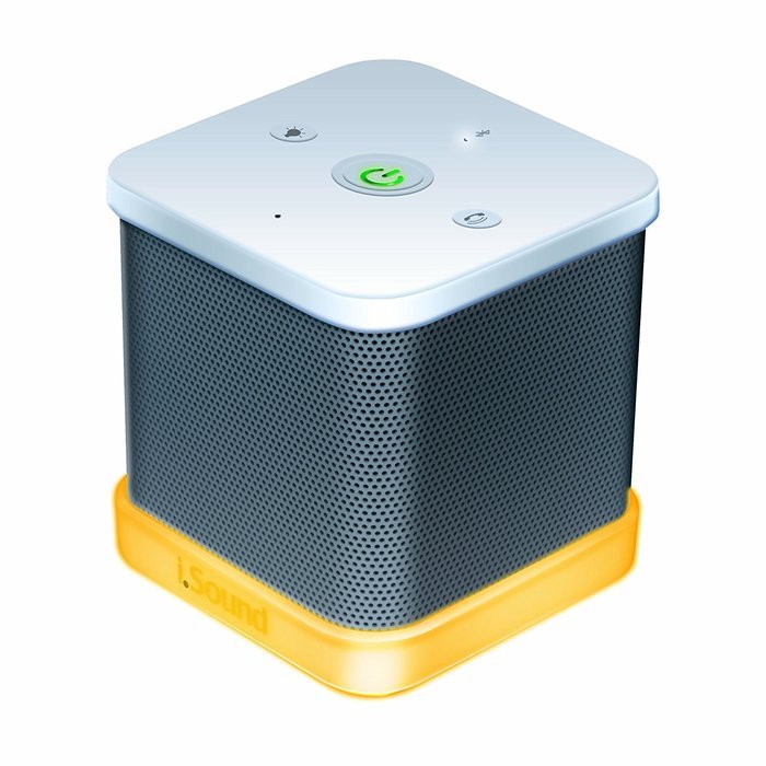 iSound iGlowSound Cube Bluetooth Speaker (white) N5
