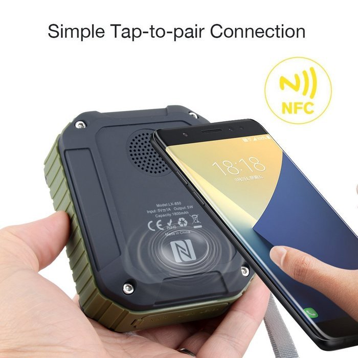 LX7 Portable Wireless Bluetooth 4.1 Speaker,Waterproof Outdoor & Shower Speaker with Handsfree Portable Speakerphone... N3