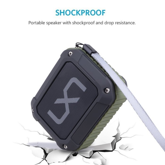 LX7 Portable Wireless Bluetooth 4.1 Speaker,Waterproof Outdoor & Shower Speaker with Handsfree Portable Speakerphone... N5