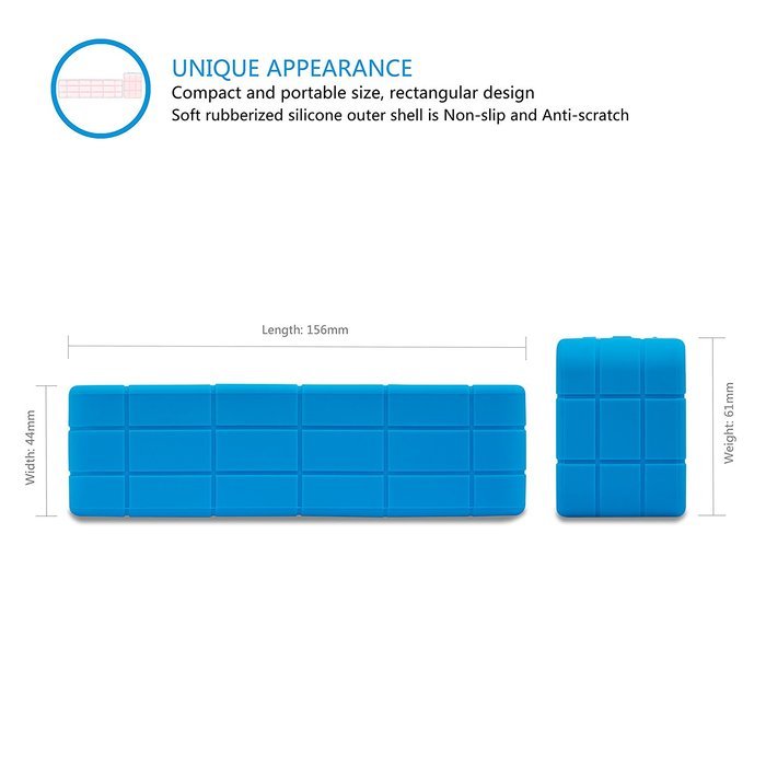 TANNC Bluetooth Speaker, Portable Wireless Speaker, Rechargable Battery with Changeable Silicone Outer Shell and... N7